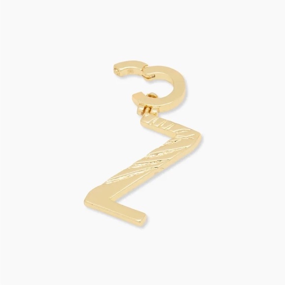 Gorjana Parker 18K Gold Plated Charm Initial Z - Picture 7 of 9